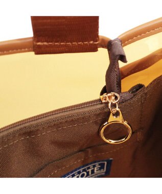 ROOTOTE 3670【仕切り+自立】LT.デリ.パルーティ.クリア-A 01：ブラウン