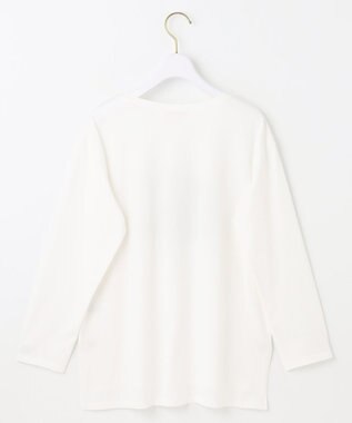 ANY SIS L 【貴島明日香さんコラボ】チュールレイニャード猫 Tシャツ アイボリー×フォト