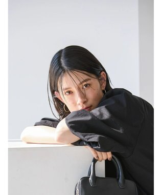 AMERICAN HOLIC 接触冷感バルーンスリーブワンピース Black