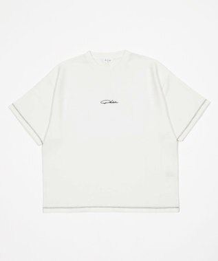 WEGO 【機能T】カラーステッチワンポイントT（SS） ホワイト