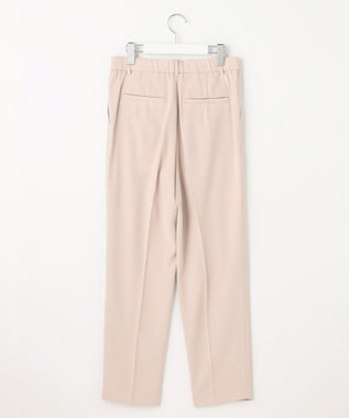 自由区 【XSサイズ～/洗える】ダブルフェイススーティング テーパードパンツ ピンク系