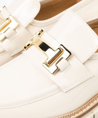 BONTRE 【LucaGrossi/ルカグロッシ】厚底ビットローファー/K670M-UA アイボリー