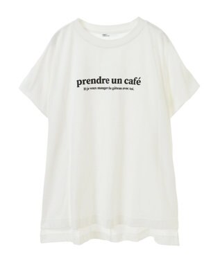 CRAFT STANDARD BOUTIQUE 発泡プリントロゴＴシャツ Off White