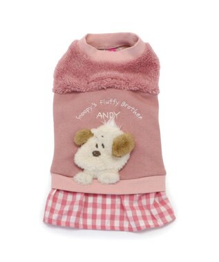 PET PARADISE スヌーピー 脇開きトレーナー 《ピンク》 小型犬 ピンク