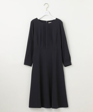 ANY SIS 【洗える】セレモニーダブルクロス ワンピース ネイビー