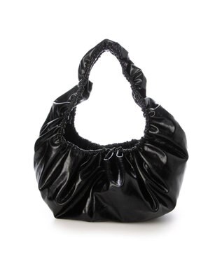 UNBILLION カシュカシュ cachecache / ギャザーサークルショルダー ブラック