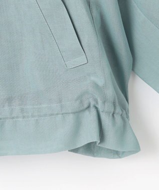 組曲 L カラーボイルノーカラー ブルゾン ミント系