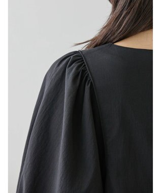 AMERICAN HOLIC 接触冷感スキッパーワンピース Black