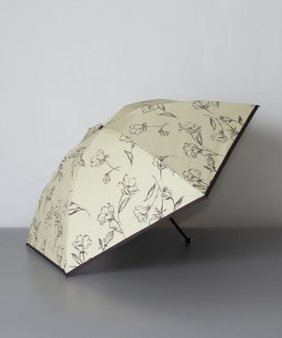 Blao（ブラオ）ボタニカル柄 晴雨兼用傘（折り畳みミニ傘）日傘 