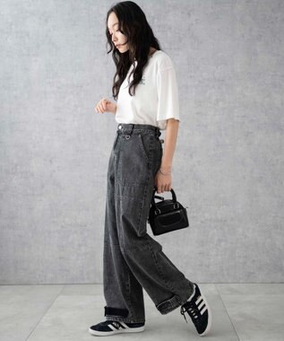 WEGO デニムベイカーステッチパンツ ブラックその他