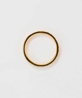 Phoebe 【金属アレルギー対応】メタルリーフカットリング　ゴールド　9号/11号/16号　サージカルステンレス ゴールド