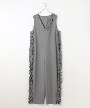 #Newans 【洗濯機可能/ストレッチ】ホイップクリームオールインワン グレー