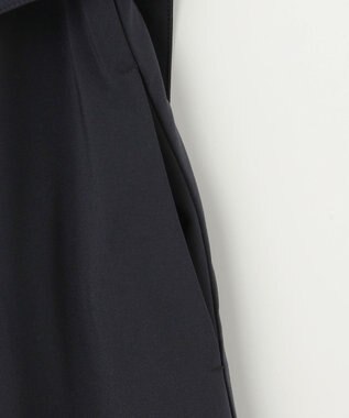 ANY SIS 【洗える】セレモニーダブルクロス ワンピース ネイビー