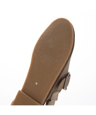 ing <ing>シングルモンクデザインバックストラップシューズ オークスエード