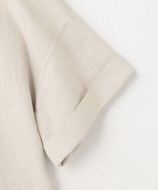 NAVE 【ReNAVE　洗える】スラブツイルブラウス ベージュ系