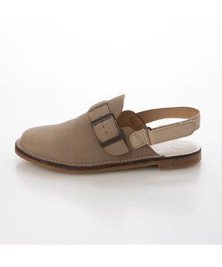 ing <ing>シングルモンクデザインバックストラップシューズ オークスエード