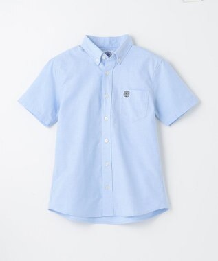 J.PRESS KIDS 【140-170cm】ドレスオックス 半袖 シャツ サックスブルー系