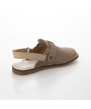 ing <ing>シングルモンクデザインバックストラップシューズ オークスエード