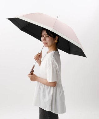 AURORA 【WEB限定】 バイカラー晴雨兼用長傘 ピンク
