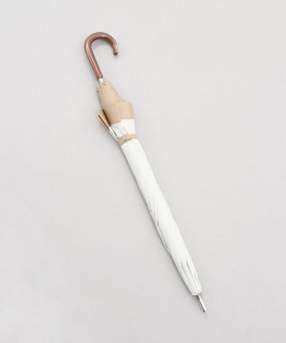 AURORA 【WEB限定】 バイカラー晴雨兼用長傘 オフホワイト