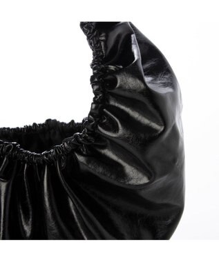 UNBILLION カシュカシュ cachecache / ギャザーサークルショルダー ブラック