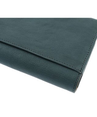 genten 【新色】フレスコ フラップ長財布 グリーン