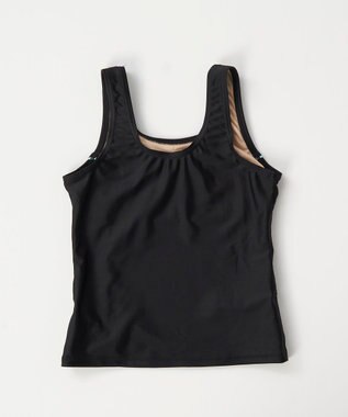 OP／FILA 【FILA】大きいサイズ｜タンクトップ＆スパッツスクール水着 180㎝ ブラック×サックス