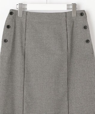J.PRESS LADIES L 【洗える】Mixツイードチェック スカート ライトグレー系3