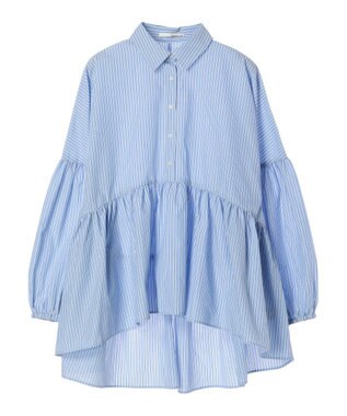 Green Parks ・ＥＬＥＮＣＡＲＥ　ＤＵＥ　ギャザーキリカエチュニック Sax