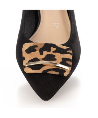 MODE ET JACOMO <MODE ET JACOMO>バックルポインテッドトゥパンプス ブラックコンビ