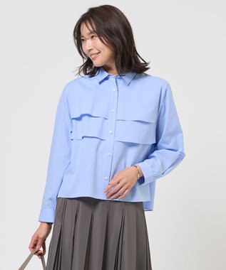 J.PRESS LADIES 【WEB限定カラーあり】COTTON TEX ブラウス