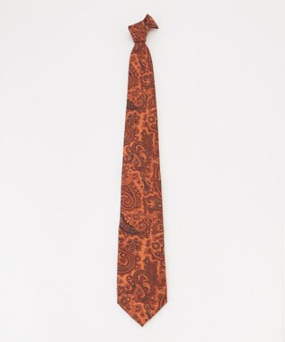 J.PRESS MEN ペイズリープリント ネクタイ ブラウン系5