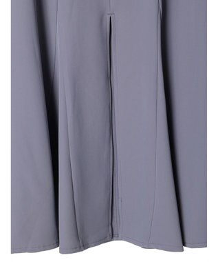 earth music&ecology バックレースサイドリブマーメイドスカート Blue