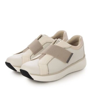 MODE ET JACOMO <MODE ET JACOMO>きれいめ厚底ベルクロスニーカー
