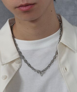 WEGO Mステンレスマンテルチェーンネックレス 柄4