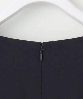 ANY SIS 【洗える】セレモニーダブルクロス ワンピース ネイビー