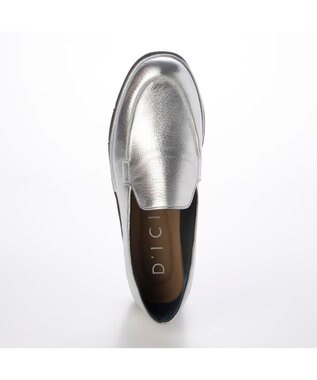 MODE ET JACOMO <D'ICI>厚底モカシューズ シルバー