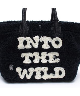 A.D.M.J. 【もこもこ】オスカー/コード刺しゅうキューブトート21cm(Dカン＋) PITCH BLACK