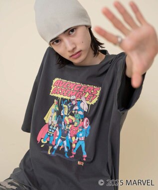 WEGO 【ユニセックス着用ITEM/SMLサイズ展開】MARVELグラフィックT（S） 柄4