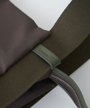 MIYABIYA LAQUOH【撥水加工】ミニマルナイロントート (L) カーキ