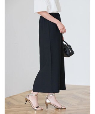 AMERICAN HOLIC クレープジョーゼットタイトスカート Black