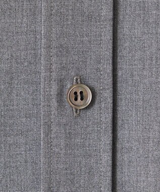 NAVE 【ReNAVE】ウォッシャブルツイル シャツドレス チャコール系