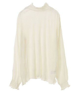 AMERICAN HOLIC マジョリカプリーツハイネックブラウス Ivory