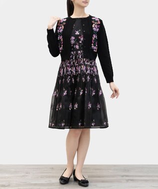 TOCCA 【キャンセル分販売！】FRAGRANCE OF FLOWERS カーディガン ブラック系