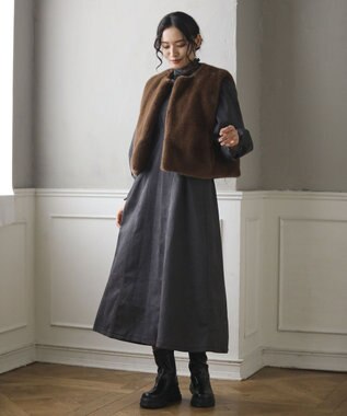 Green Parks ・ＥＬＥＮＣＡＲＥ　ＤＵＥ　スエードポンチタックワンヒ Charcoal Gray