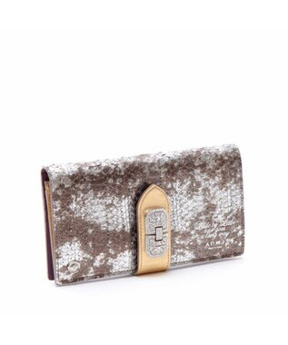 A.D.M.J. スネークレザー＆エリーゼアールデコウォレット リリア