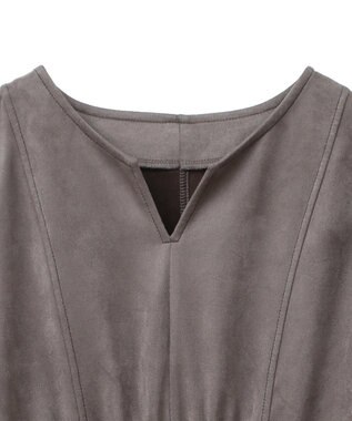 Green Parks ・ＥＬＥＮＣＡＲＥ　ＤＵＥ　スエードポンチタックワンヒ Gray Beige