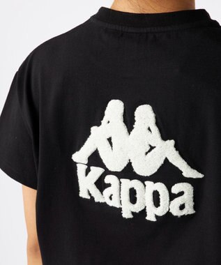 OP／FILA 【Kappa】サガラ刺繍 オーバーサイズTシャツ ブラック