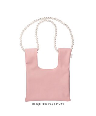 ROOTOTE 6462【直営店限定】LT.パールショルダーミニショッパー-A 03：ライトピンク