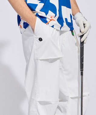 PW CIRCULUS 【MEN】ワイドカーゴパンツ ゴルフ ホワイト系